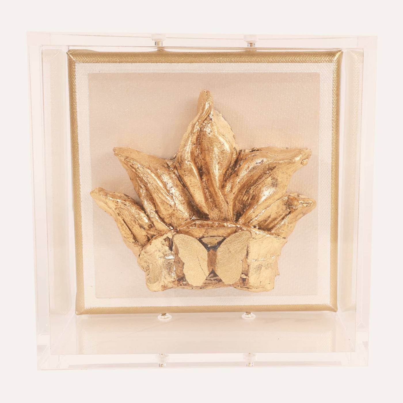 Clay Crown with Butterfly