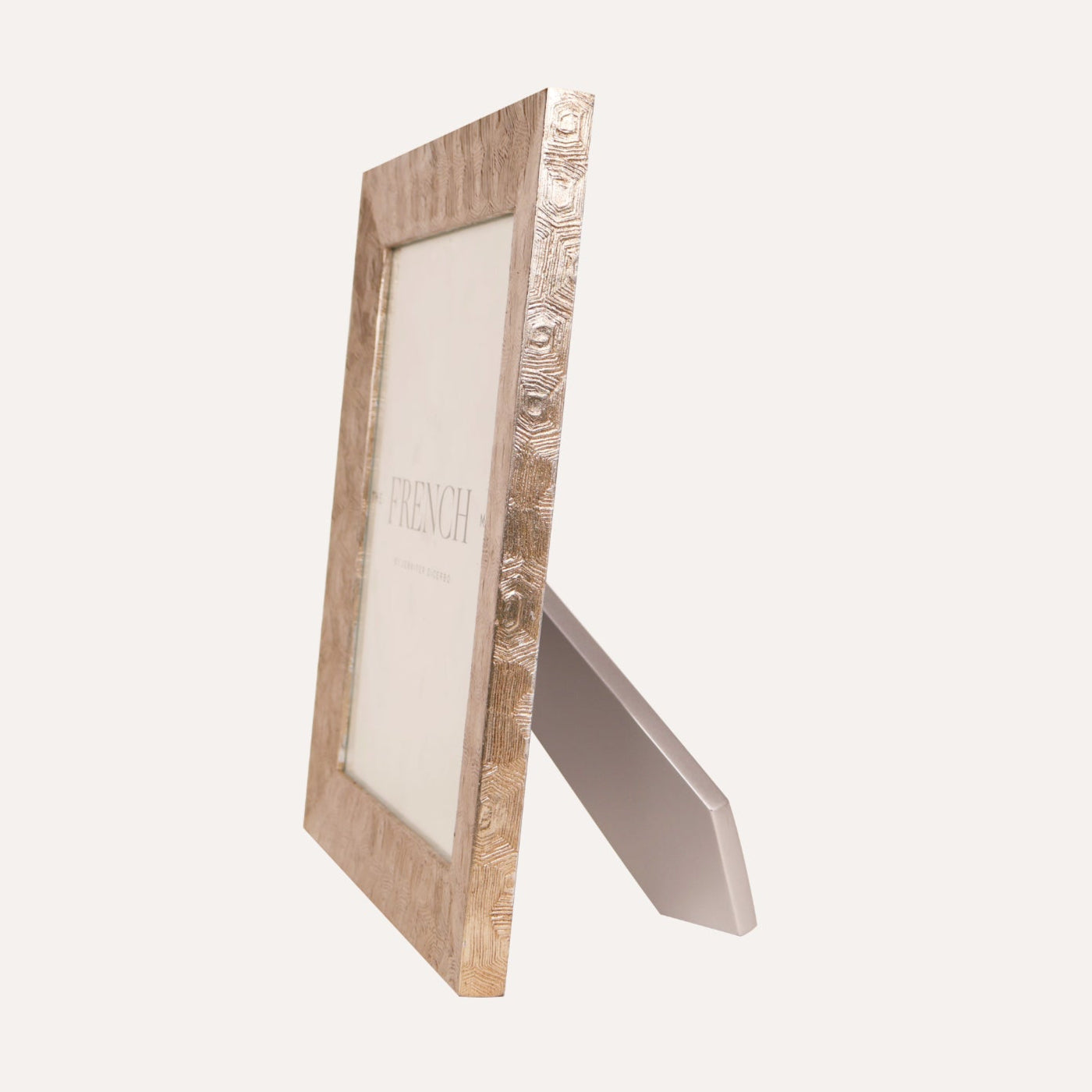 Tortoise Warm Silver Picture Frame 8" x 10"