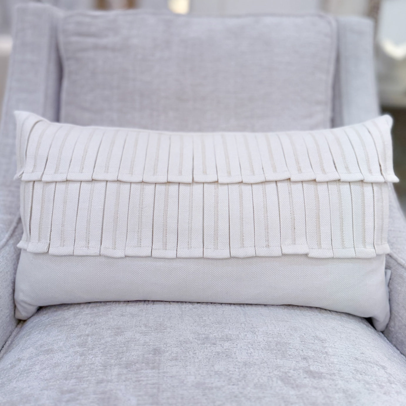 14x26 Linen Lumbar Pillow