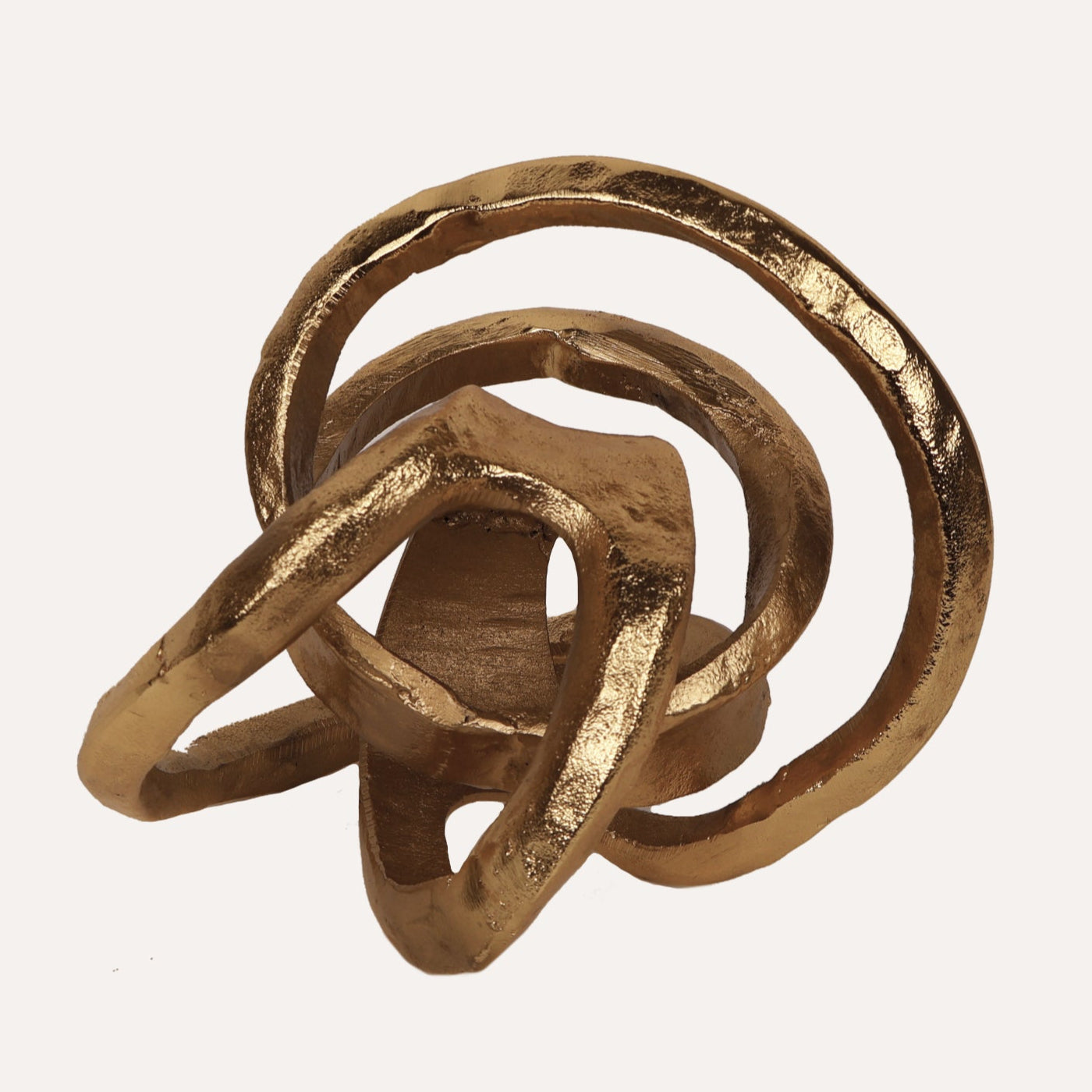 Metal Knot Matte Gold