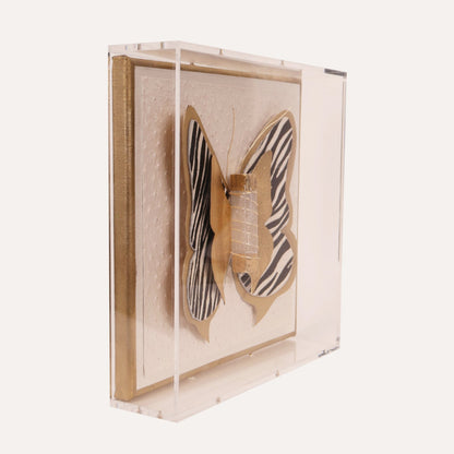 Zebra Butterfly Art