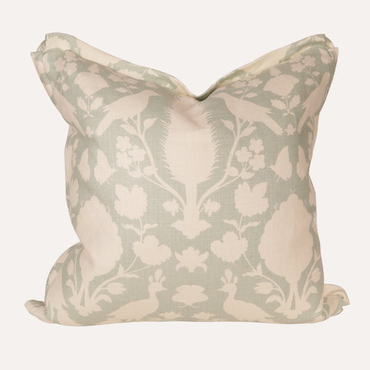 22x22 Spa Linen Bird Pattern