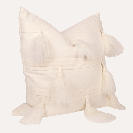24 x 24 Oyster Washed Linen Pillow