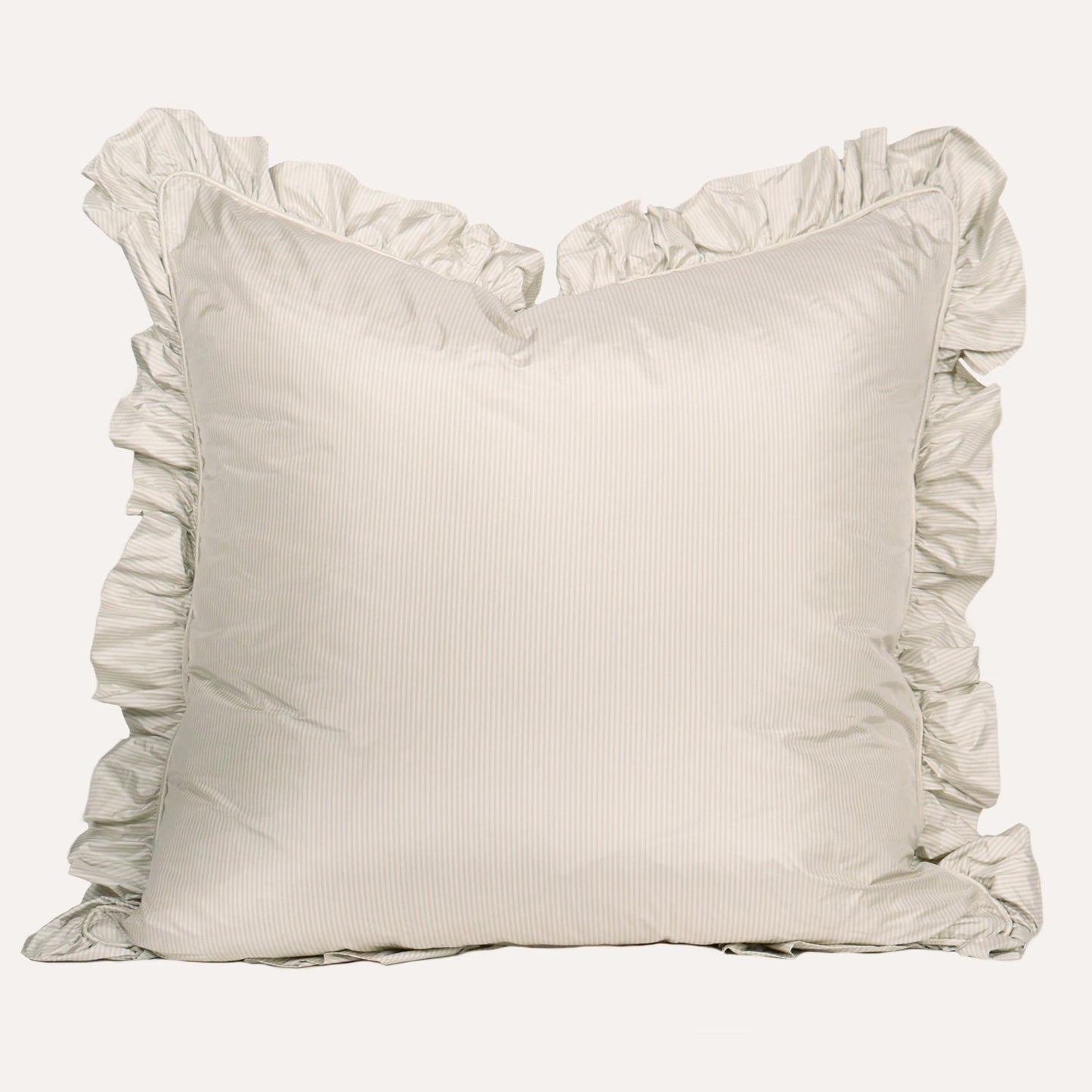 Double Sided Silk Euro with Ruffle