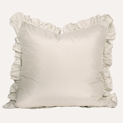 Double Sided Silk Euro with Ruffle