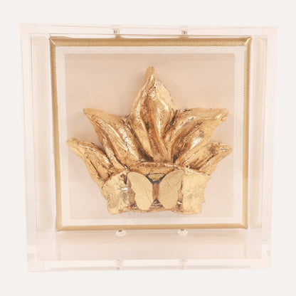 Clay Crown with Butterfly