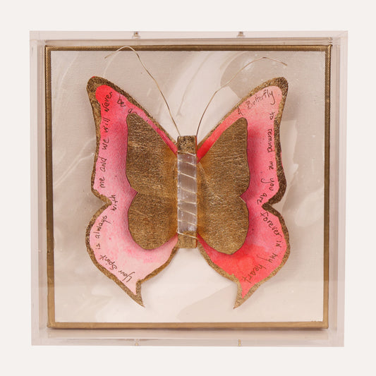 Prayer Watercolor Butterfly on Marble