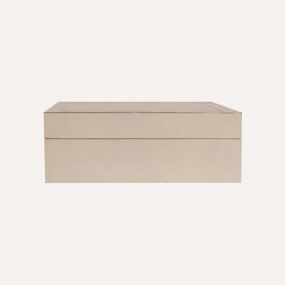Snow Shagreen Rectangular Box