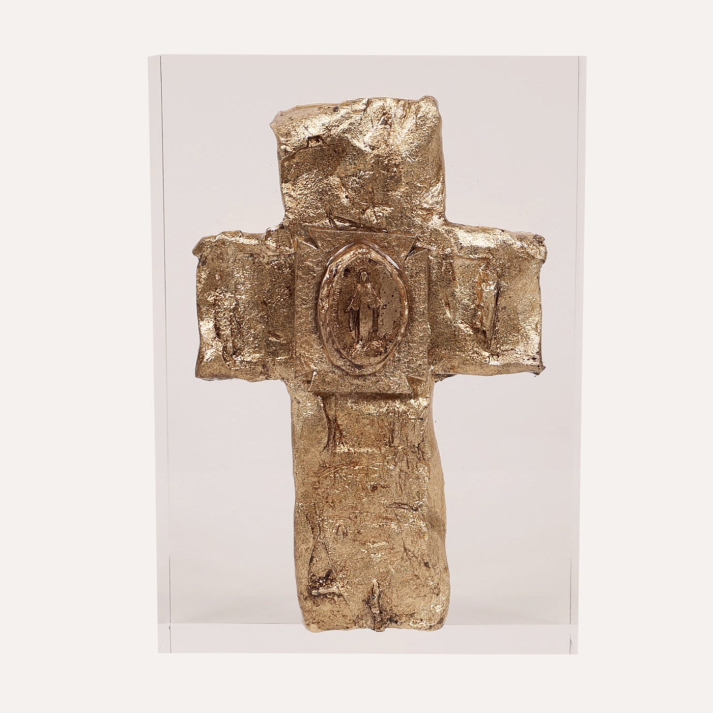 Handmade Cross on Crystal Book Topper