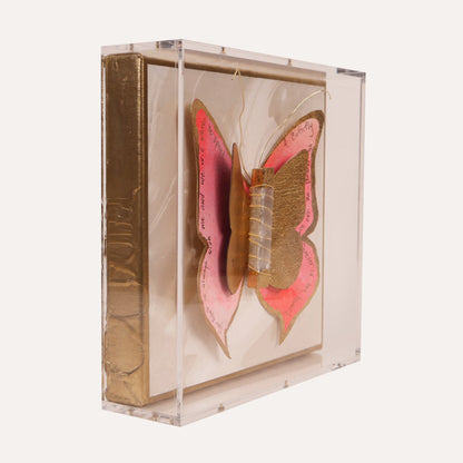 Prayer Watercolor Butterfly on Marble