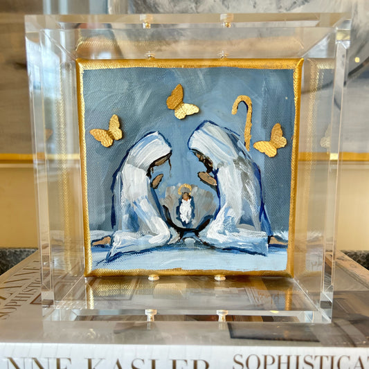 6x6 Holy Family (blue)