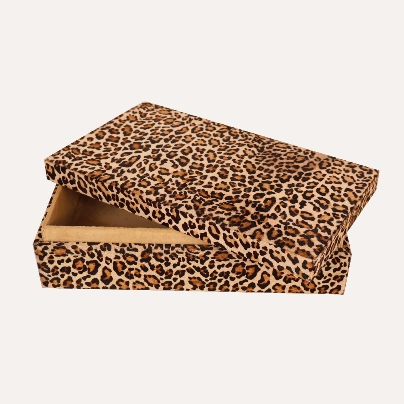 Cheetah Hair on Hide Box