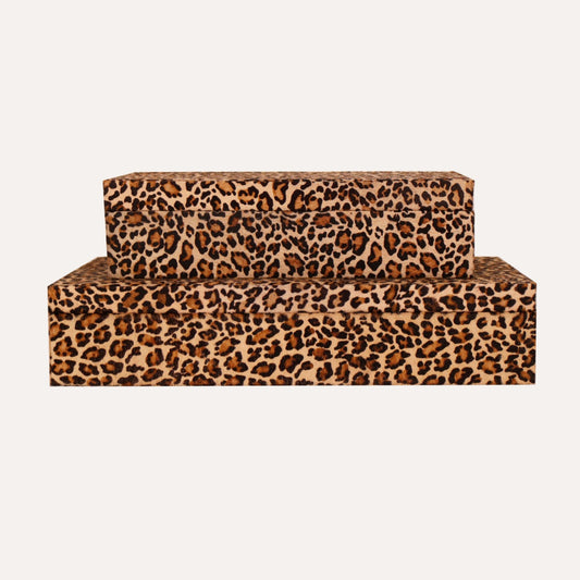 Cheetah Hair on Hide Box