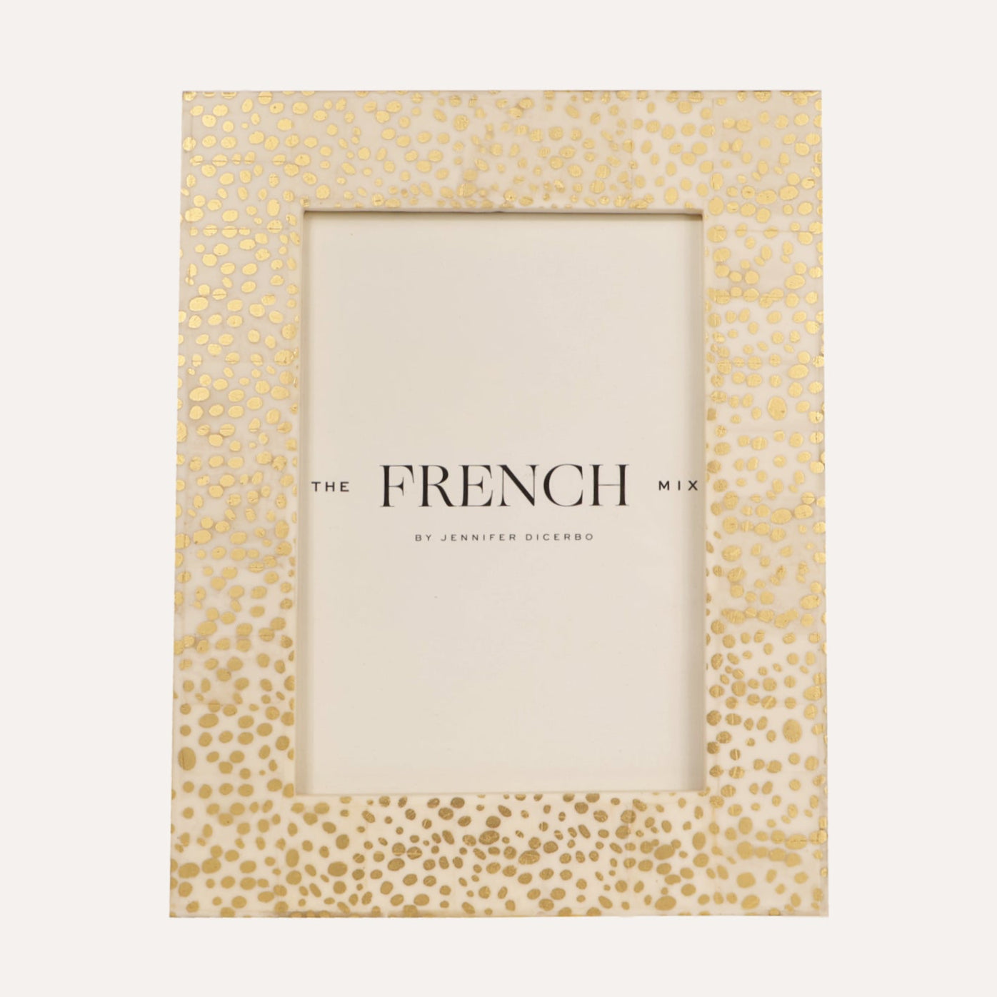 Spotted Gold Picture Frame - 4x6