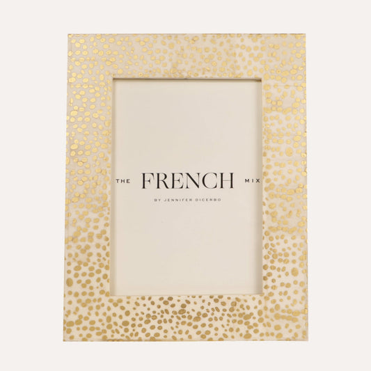 Spotted Gold Picture Frame - 4x6
