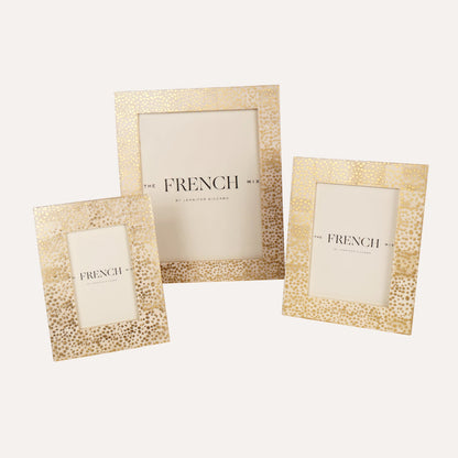 Spotted Gold Picture Frame - 4x6