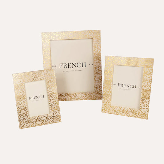 Spotted Gold Picture Frame - 5x7