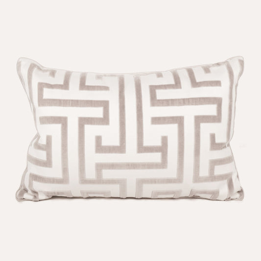 Greek Key Lumbar (grey)