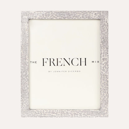 Eggshell Silver & White Picture Frame - 8x10