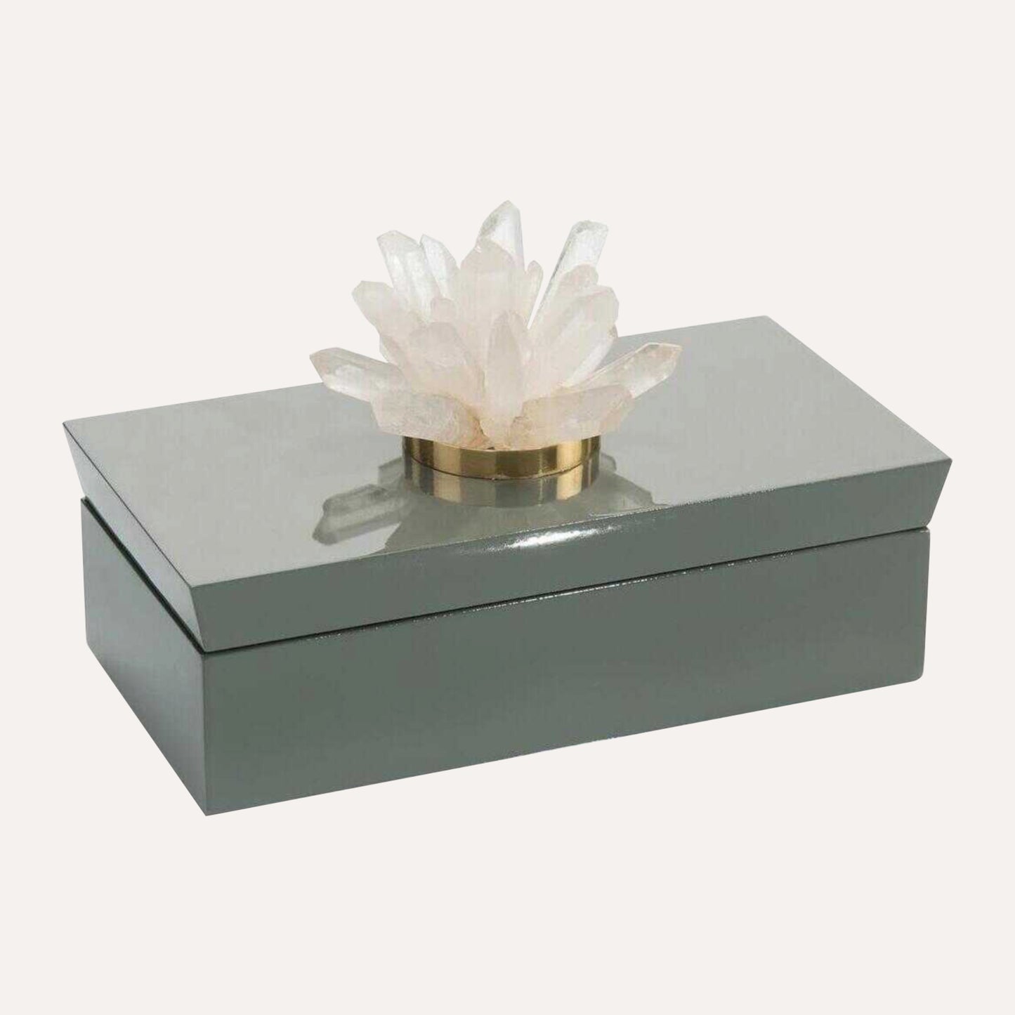 Grey Box with Quartz