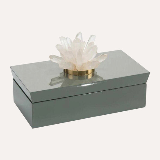 Grey Box with Quartz