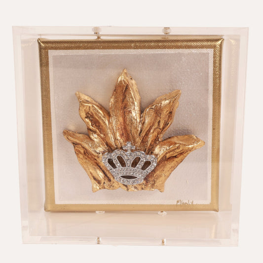 Clay Crown with Rhinestone