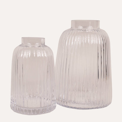 10.5" Pleated Vase