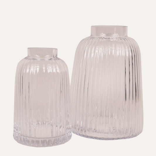 10.5" Pleated Vase