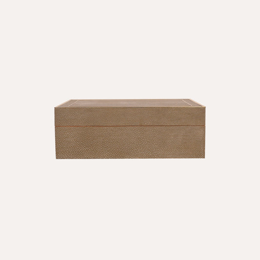 Sand Shagreen Box