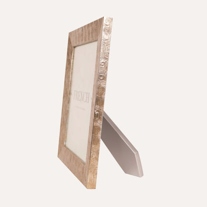 Tortoise Warm Silver Picture Frame 8" x 10"