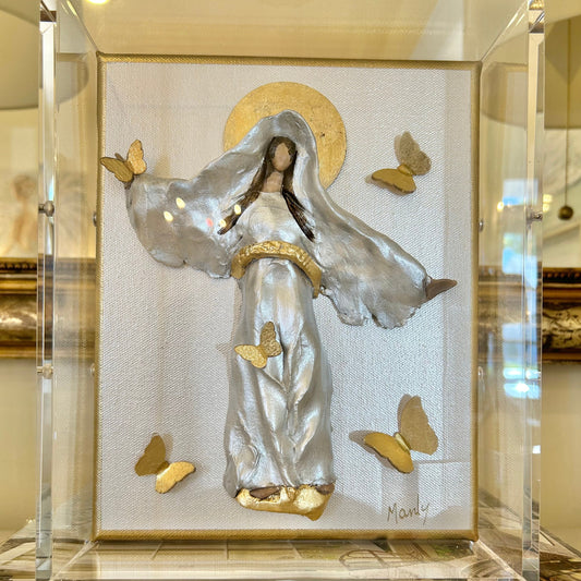 Mary with Butterflies