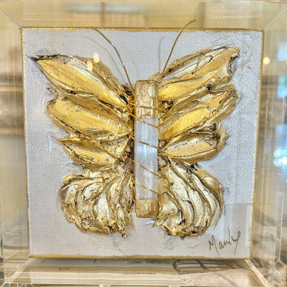 Sculpted Butterfly Art