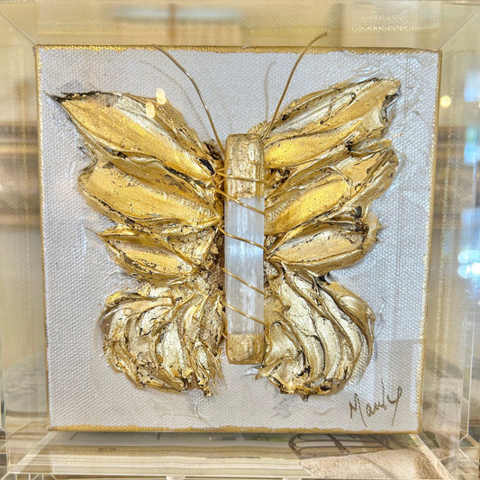 Sculpted Butterfly Art