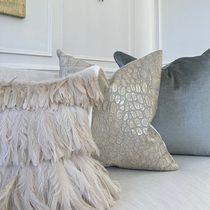 19x19 Feather Pillow (silk)