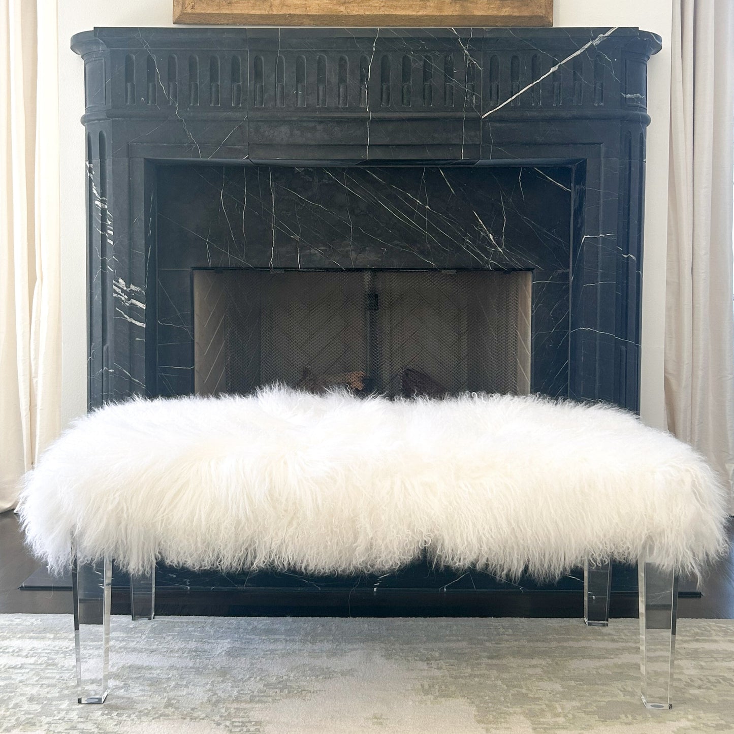 Tibetan White Bench