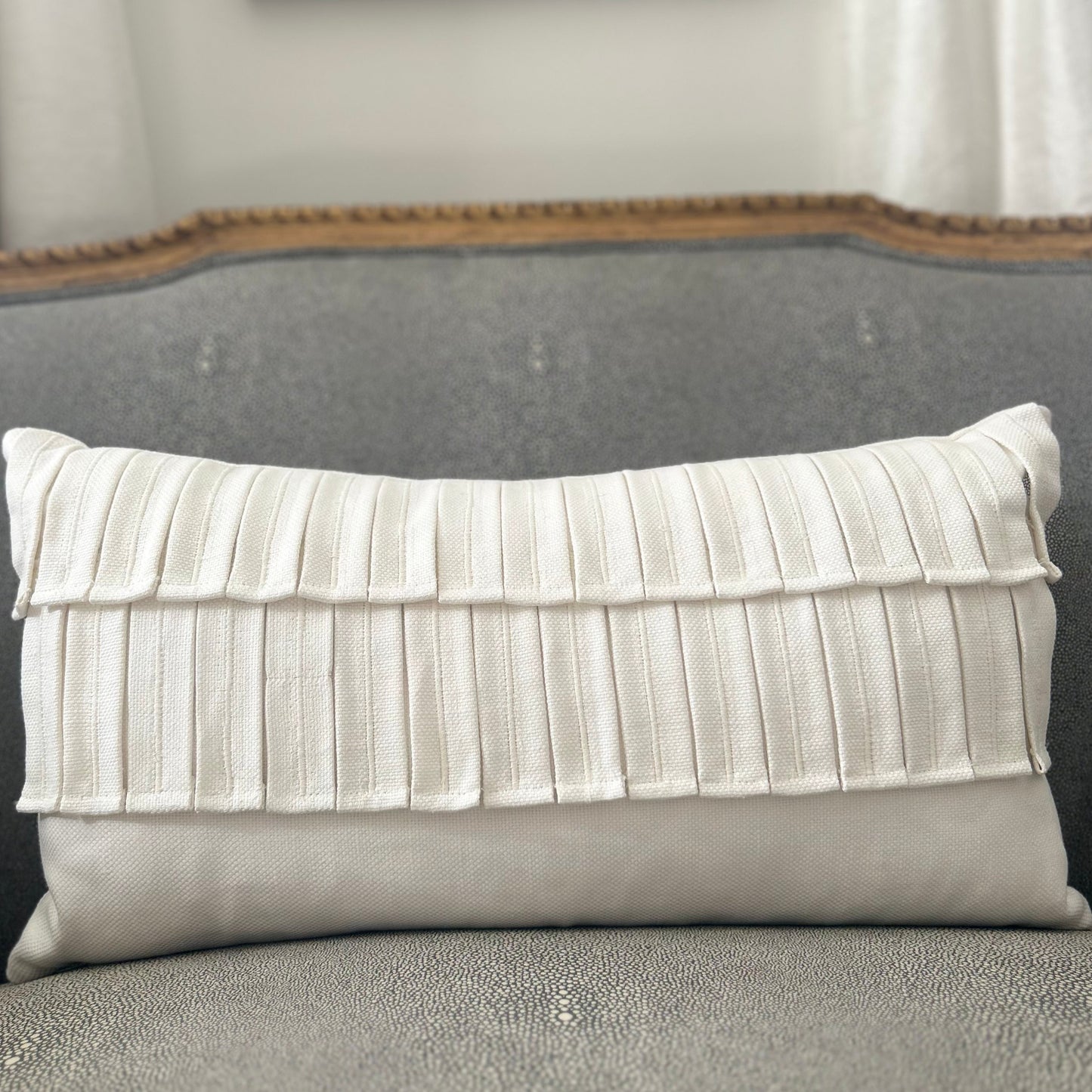 14x26 Linen Lumbar Pillow