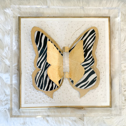 Zebra Butterfly Art