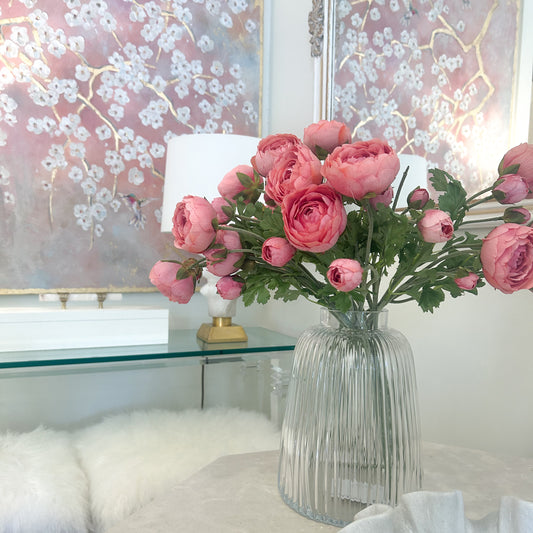 10.5" Pleated Vase