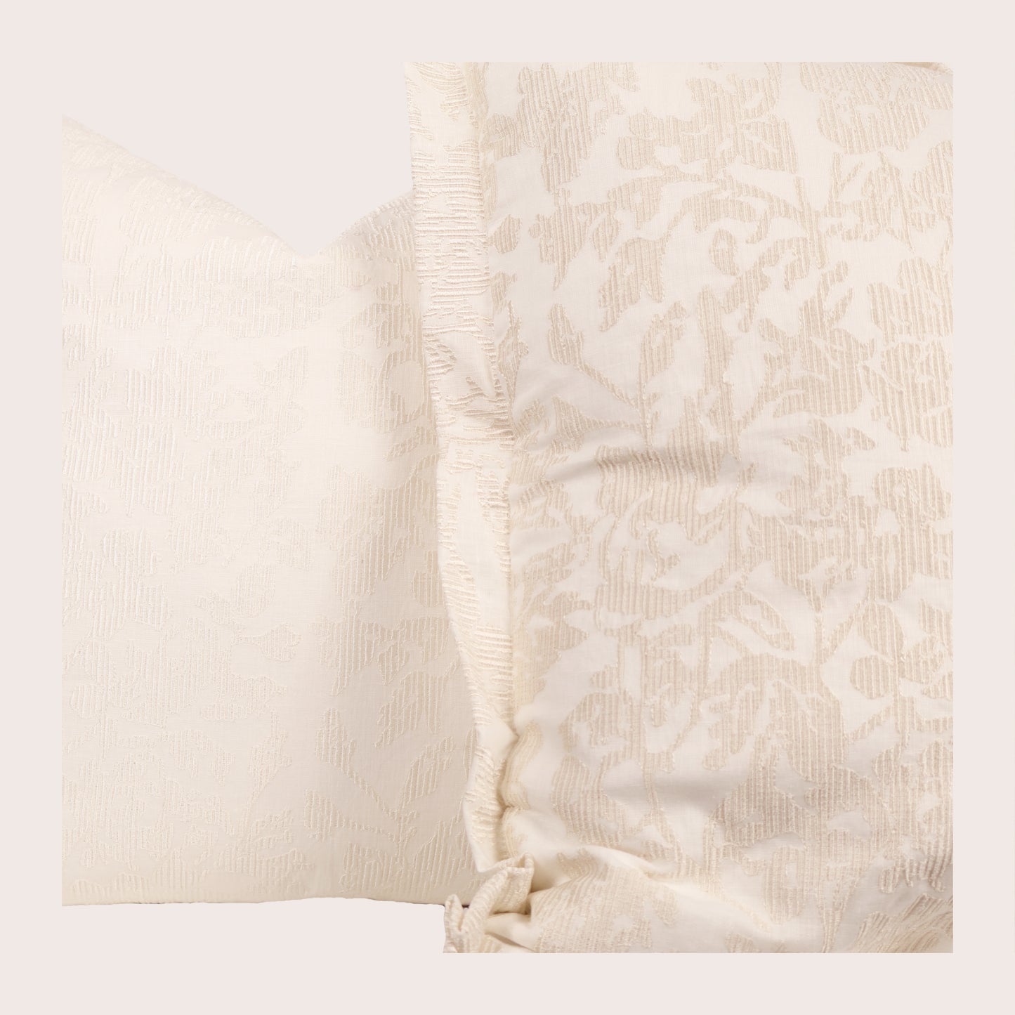 French Gold Embroidered Linen Pillow