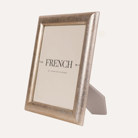 Linen Warm Silver Picture Frame - 8x10