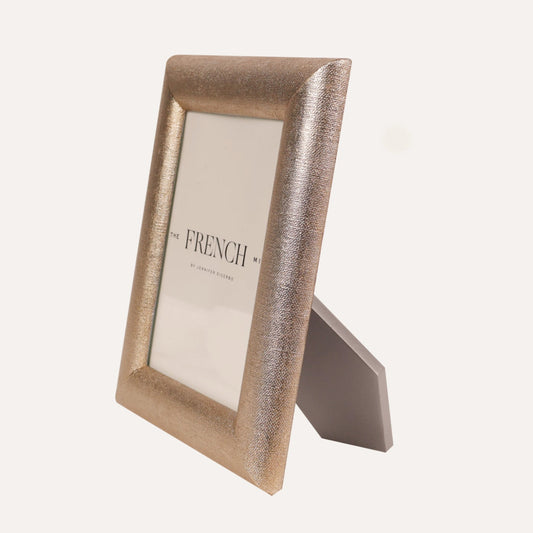 Linen Warm Silver Picture Frame - 5x7