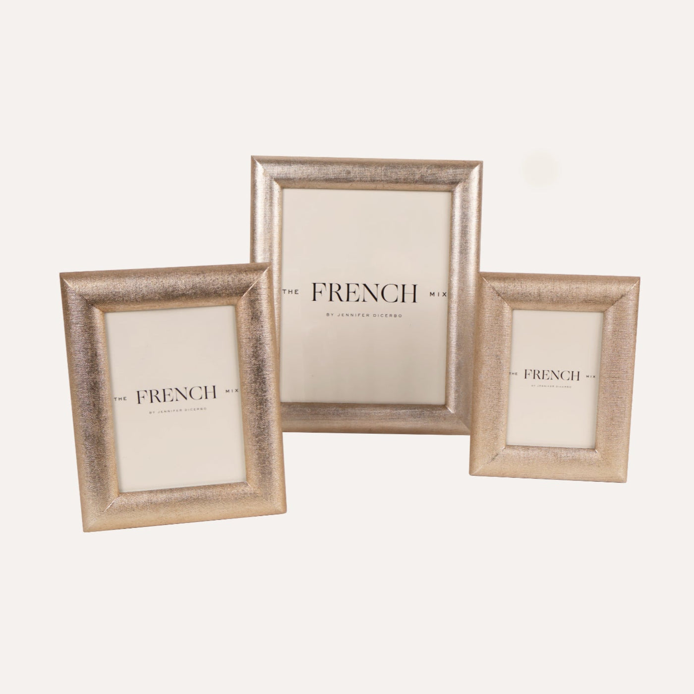 Linen Warm Silver Picture Frame - 8x10