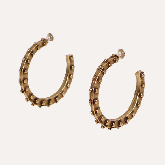 Dot Hoop Earrings