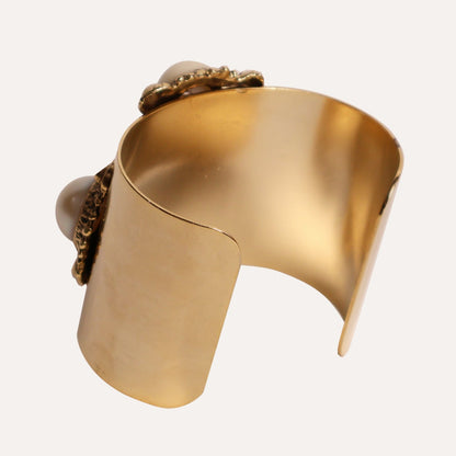 Pearl Adorned Cuff Bracelet