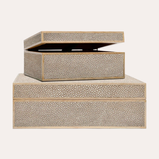 Shagreen/Wood Box