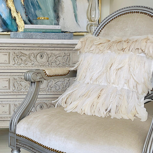 19x19 Feather Pillow (silk)
